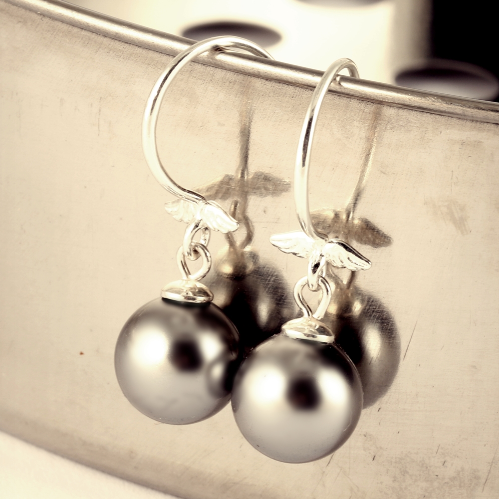Earrings with pearls Swarovski Elements